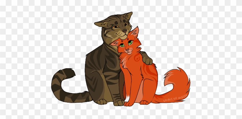 Wyveram 188 9 Brambleclaw And Squirrelflight By Spirit - Warrior Cats Squirrelflight And Brambleclaw #949924