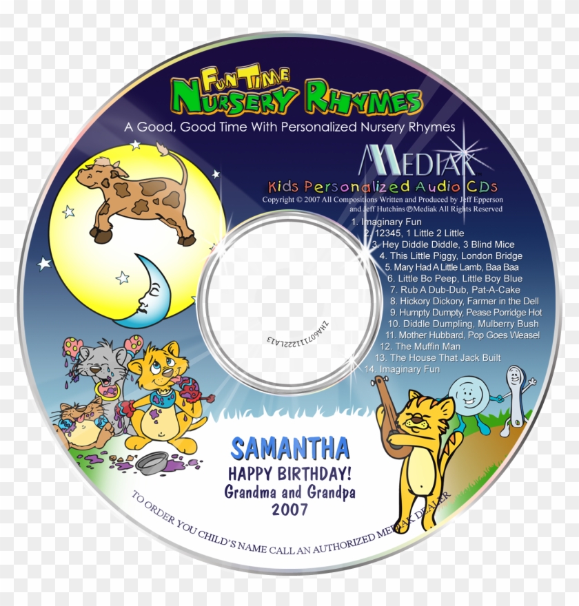 Nursery Rhymes Tunes Download - Fun Time Nursery Rhymes Personalized Cd #949934