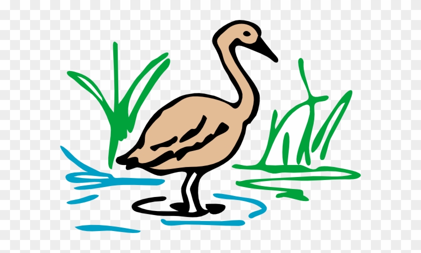 How To Set Use Goose Svg Vector - Duck Drawing In Color #949946