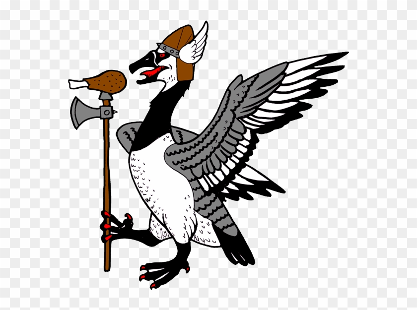 Heraldic Vicious Battle Goose By Pixelmecha - Digital Art #949993