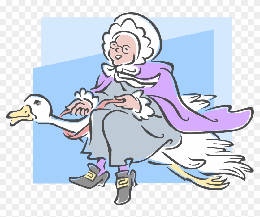 Mother Goose Nursery Rhymes - Mother Goose Clip Art #950024