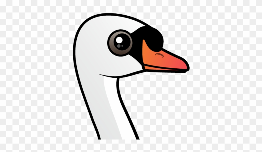 About The Mute Swan - Cartoon Mute Swan #950028