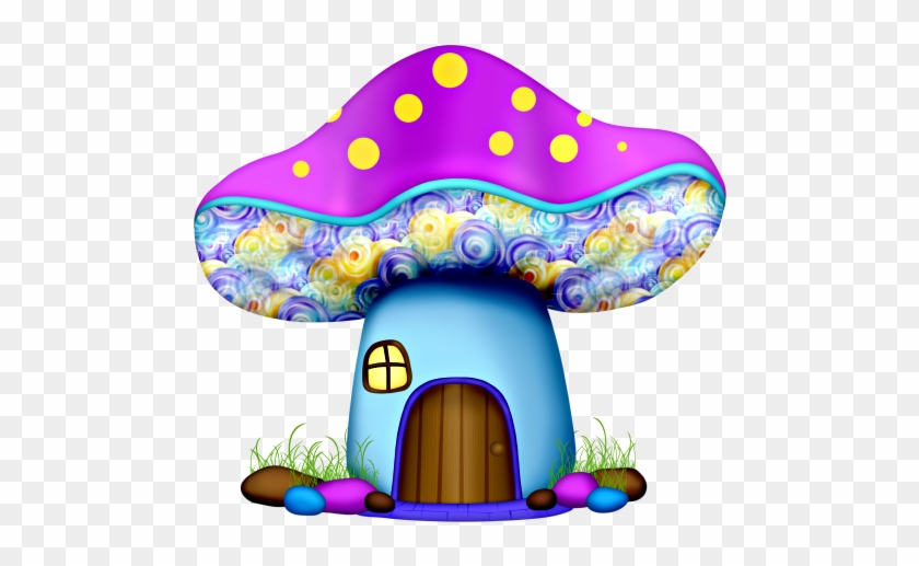 Mushroom Palace - Mushroom House Clipart #950033