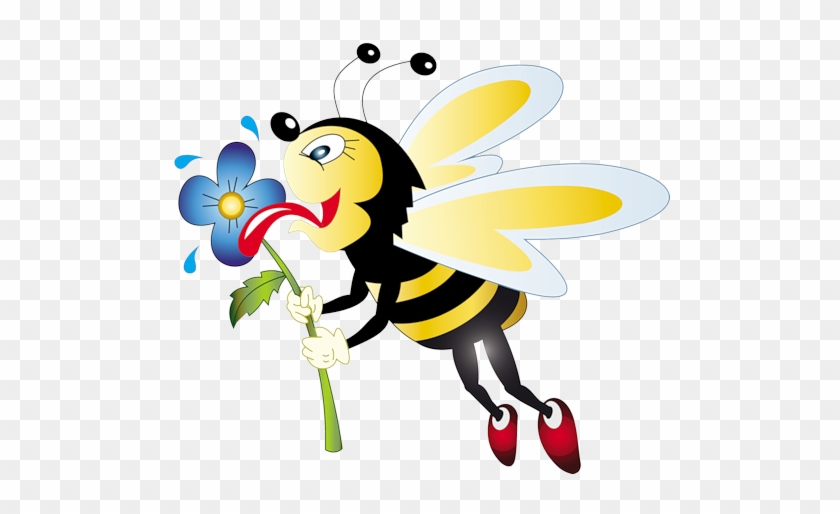 Bee Clipart Ladybug - Funny Honey Bee Clip Art #950108