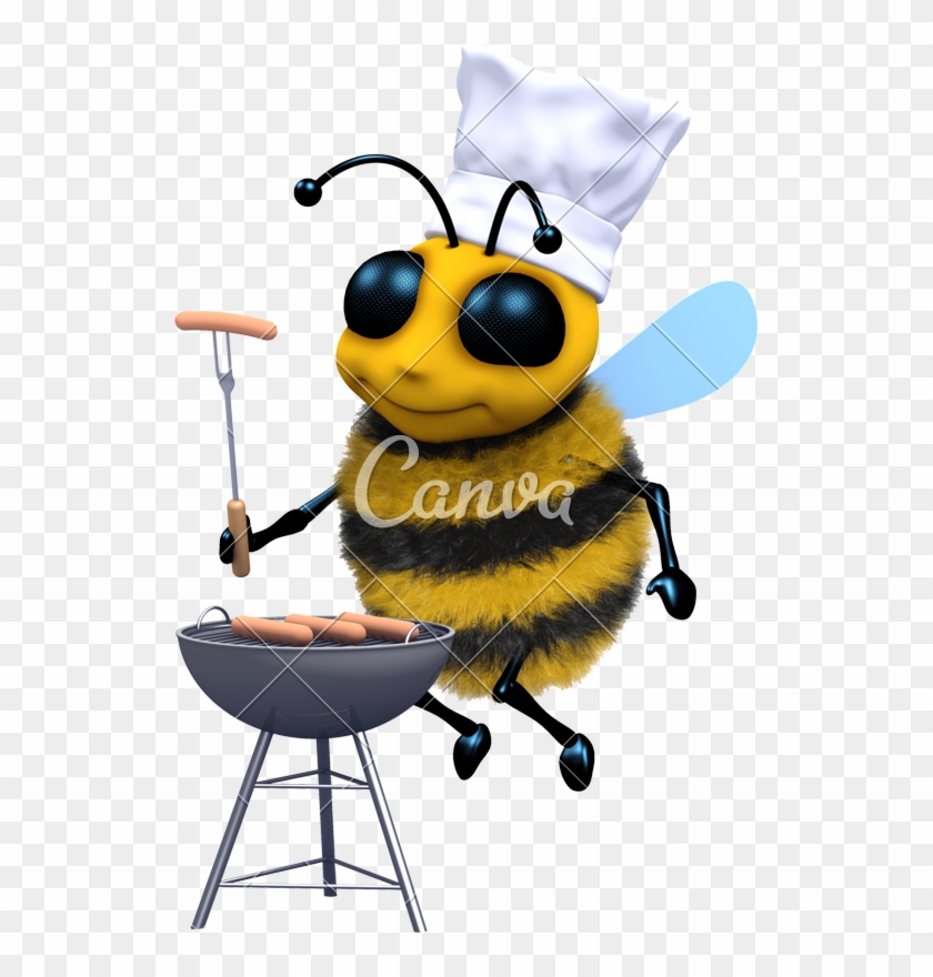 3d Bbq Bee - Bee #950117