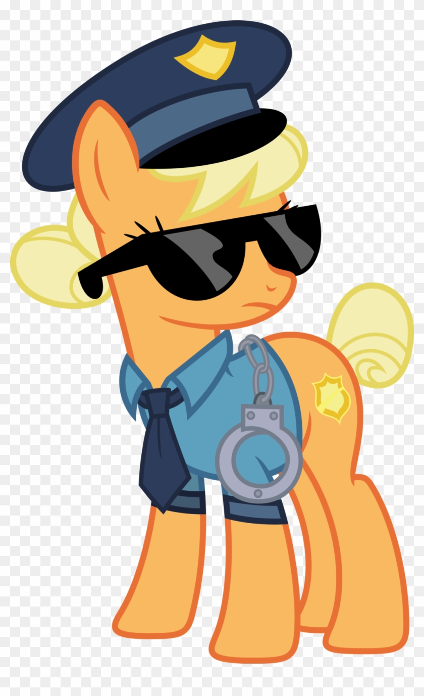 Blah23z, Colored, Color Edit, Copper Top, Edit, Guffs, - Police Officer Rainbow Dash #950196