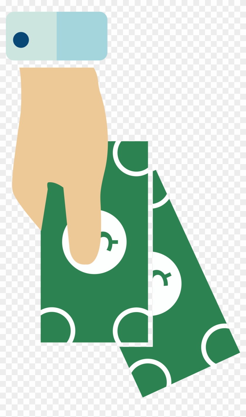 Vector Holding Dollar - Retorno Investimento Png #950219