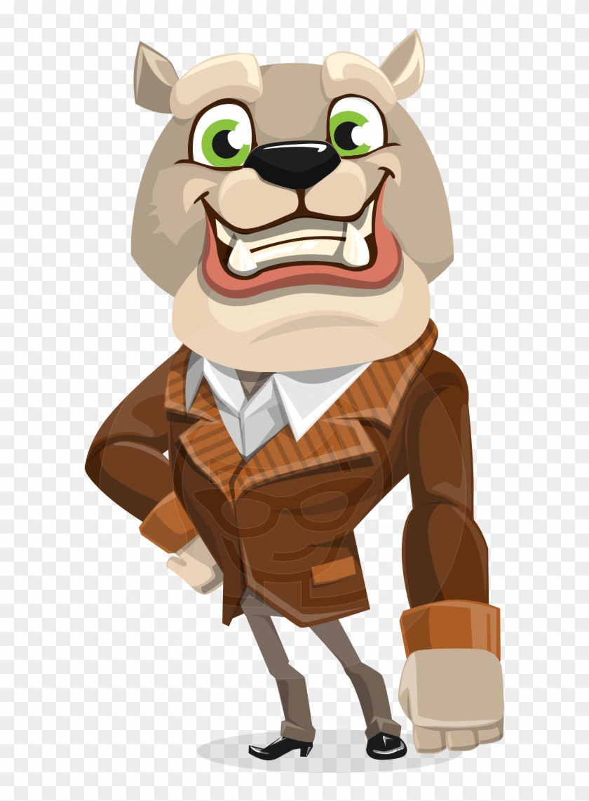 Baron Bulldog - Bulldog Cartoon Character #950294