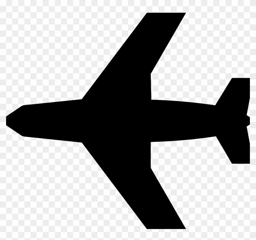 Free Clipart - Wrench - Black And White Airplane #950314