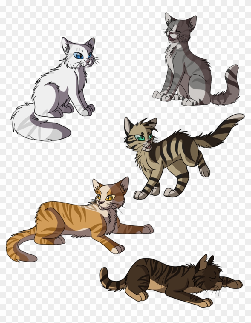 Thunderclan Warriors By Sassyheart Thunderclan Warriors - Cartoon #950315