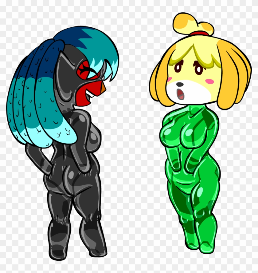 Zero Suit Imp And Isabelle By Shennanigma - Cartoon #950320