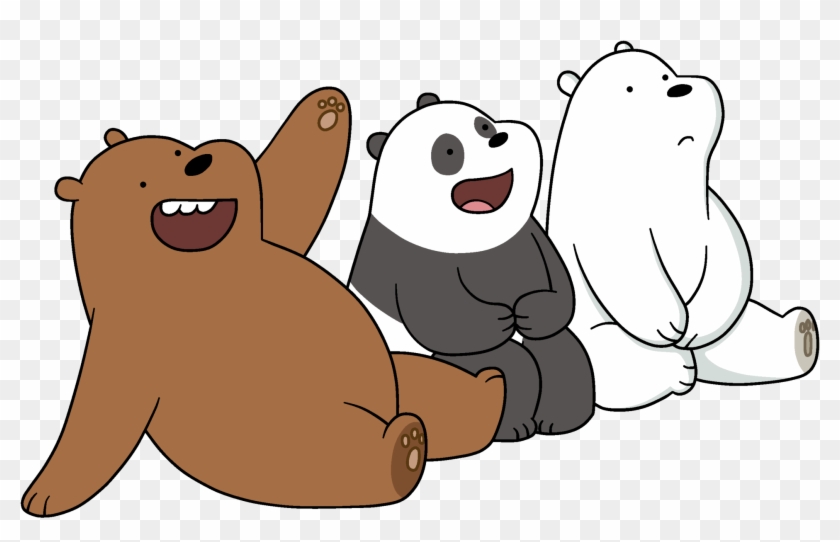 Polar Bear Giant Panda Grizzly Bear Cartoon Network - We Bare Bears Vector  - Free Transparent PNG Clipart Images Download
