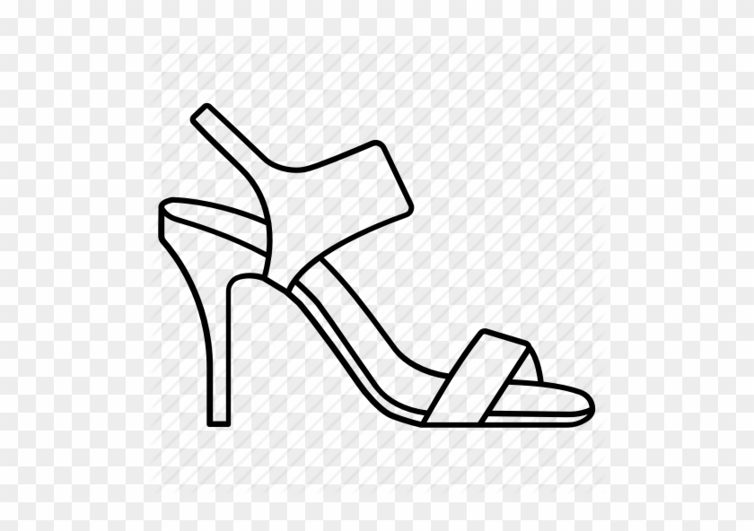 Sandal Clipart Lady Sandal - High Heel Sandals Svg #950381