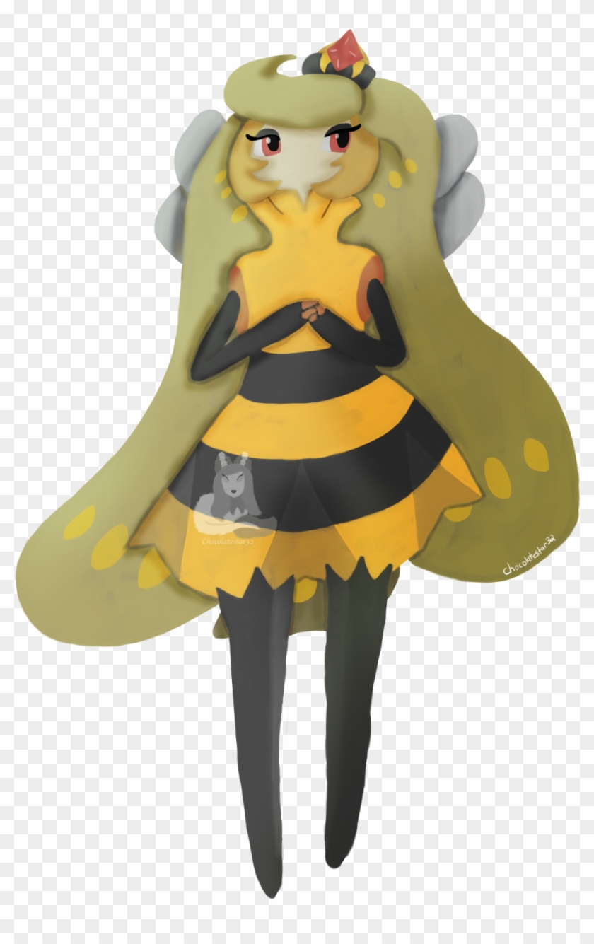 This Is A Pokemon Fusion Between A Tsareena And A Vespiquen - Honeybee #950408