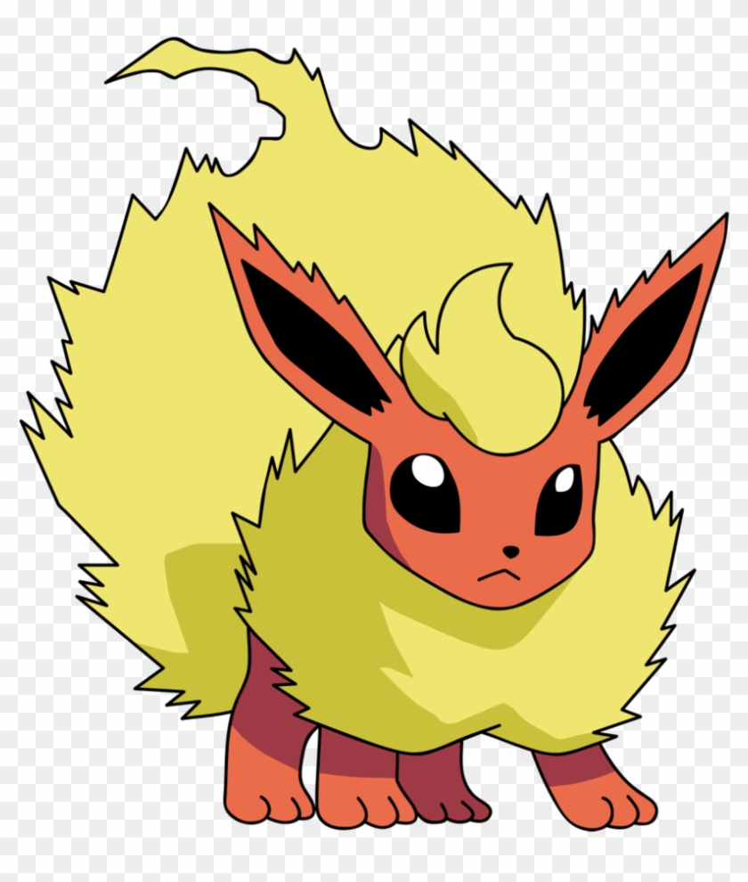 Flareon Sitting Png By Proteusiii On Deviantart - Flareon Png #950425