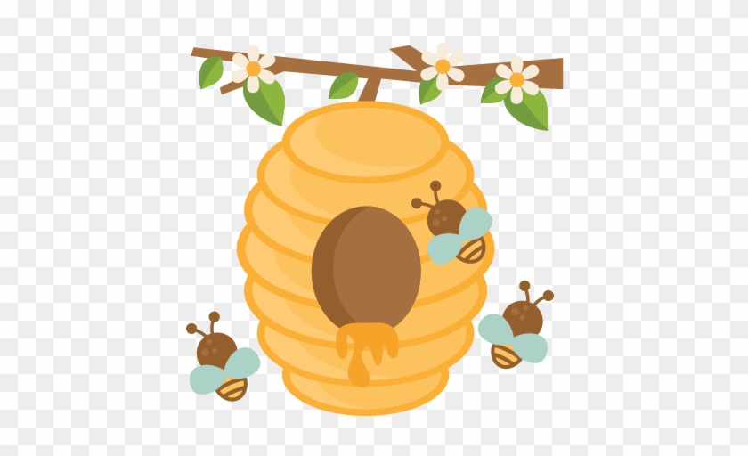 Bee Hive Clipart Cute - Beehive Cute Clipart #950535