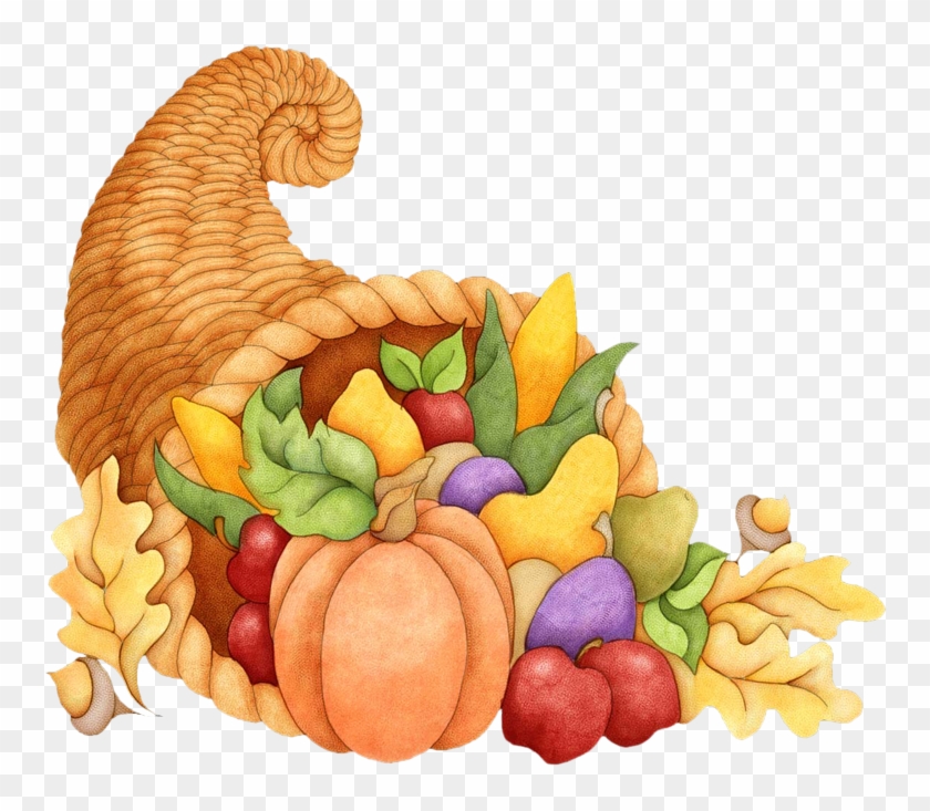 Thanksgiving Day Mass - Cornucopia Clipart Png #950537