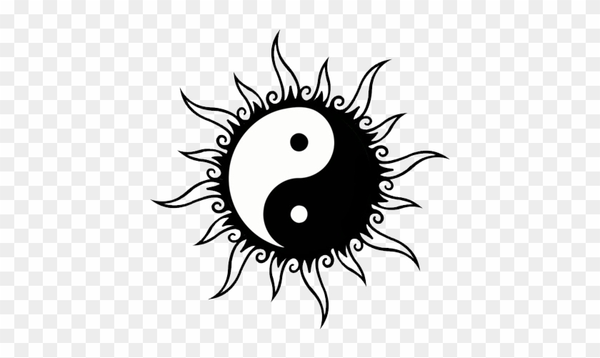 Yin-yang Tattoos Png Clipart - Sun Yin Yang Tattoo Designs #950553
