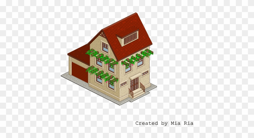 House 4 By Mimimiaart - Isometric House Sprite #950622