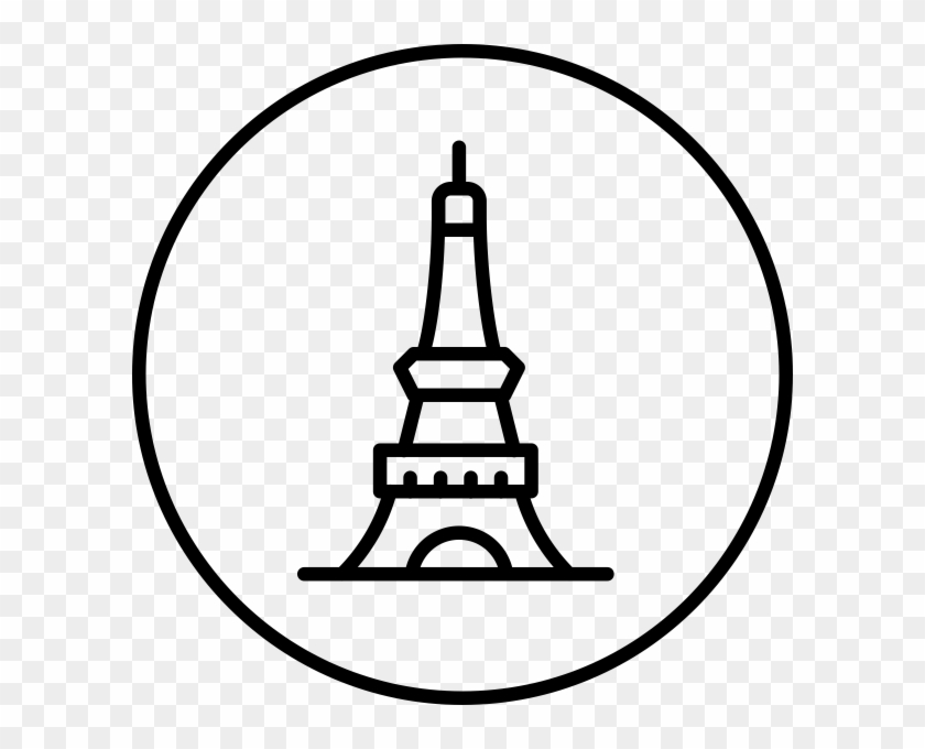Eiffel Tower Rubber Stamp - Como Desenhar A Torre Eiffel #950628