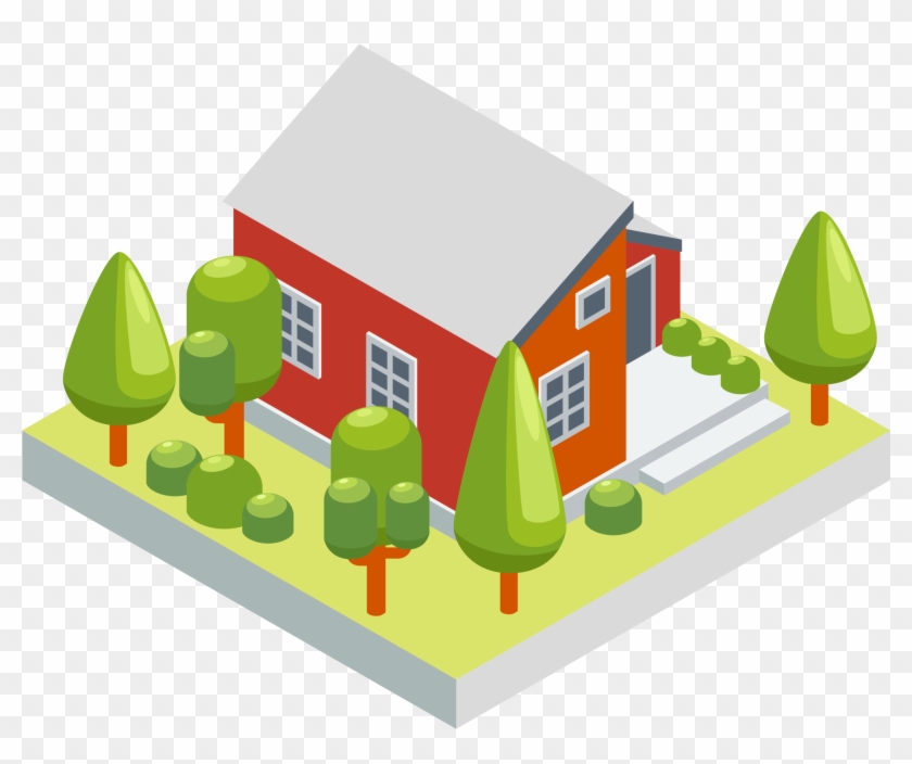 House 3d Computer Graphics 3d Modeling Three-dimensional - Clip Art #950633
