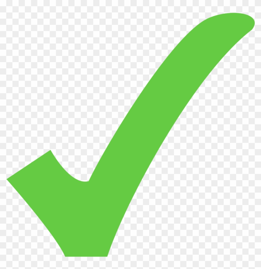 Light Green Check - Check Mark Transparent Background #950706