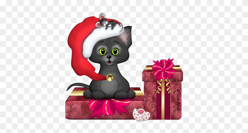 Publicada Por Deah Bastos Em - Seasons Greetings Cat Kitty Ornament #950781