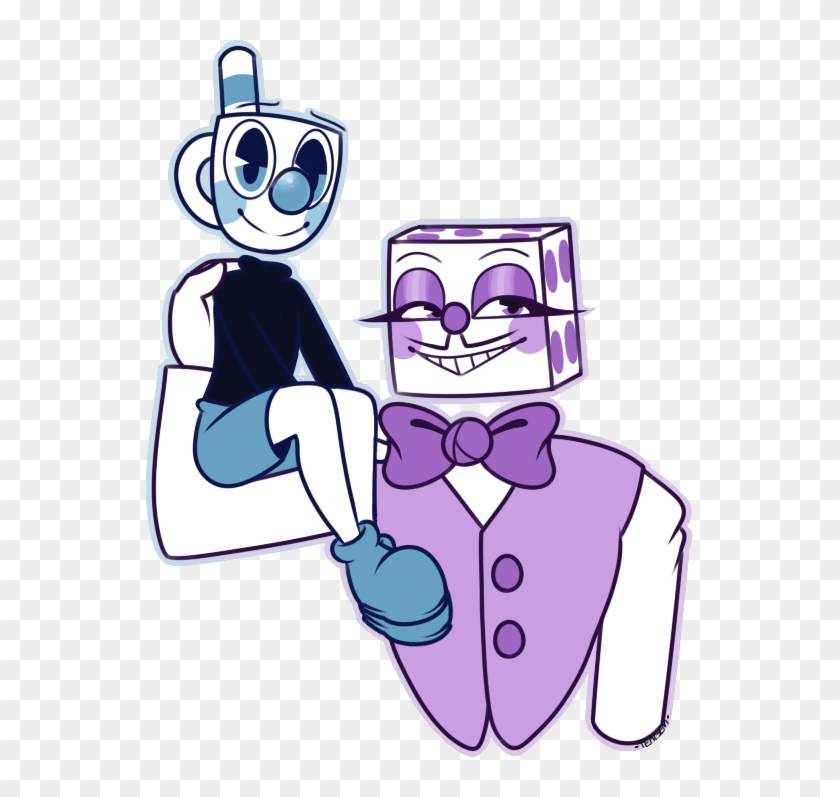 My king (cuphead: Human king dice x reader )