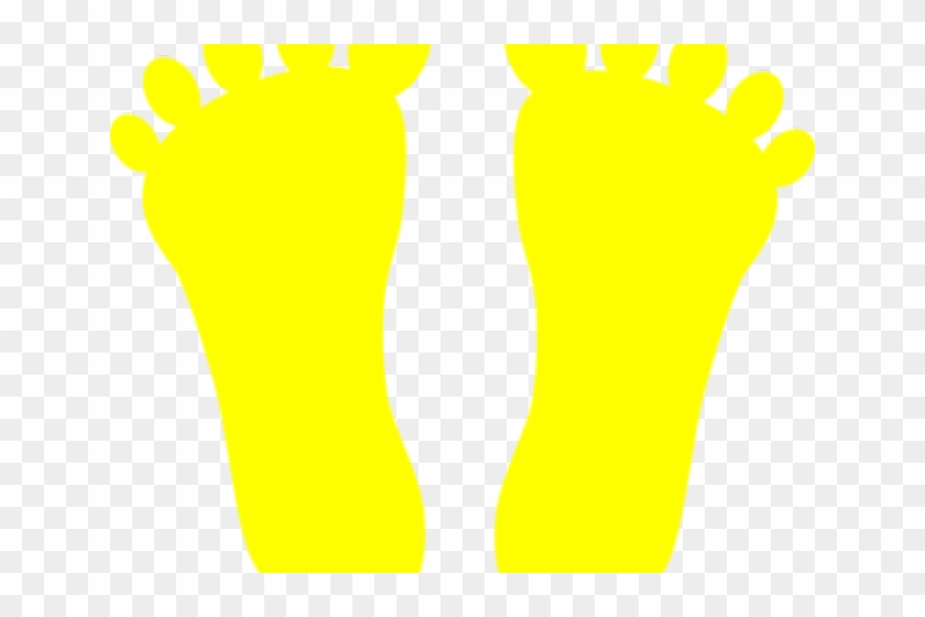 Footprints Clipart Free Clipart On Dumielauxepices - Footprint Yellow #950891