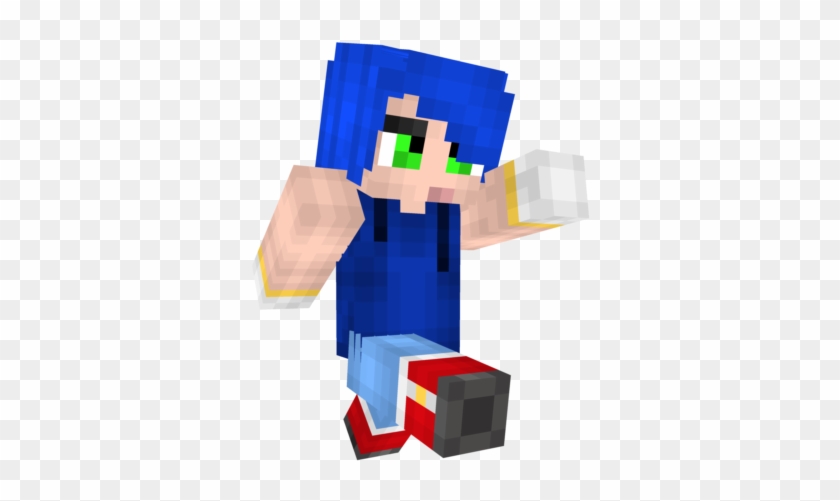 By Trampycat-dzacpng - Sonic Guy Minecraft Skin #951152