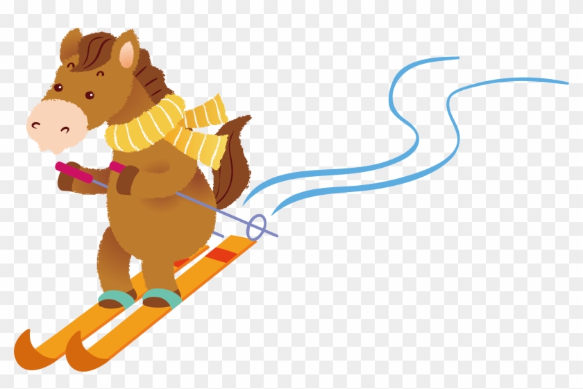 Horse Pony Clip Art - Wallpark Cute Lion Happy Little Boy Girl Playing With #951199