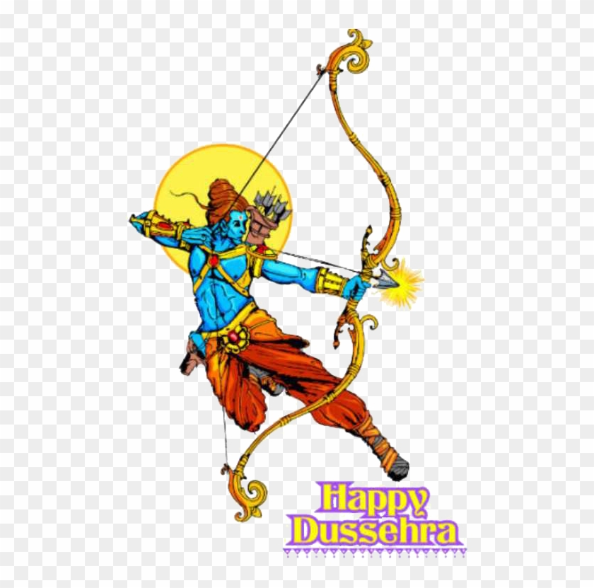 Ravana Ramayana Lakshmana Illustration - Lord Rama Bow And Arrow #951283