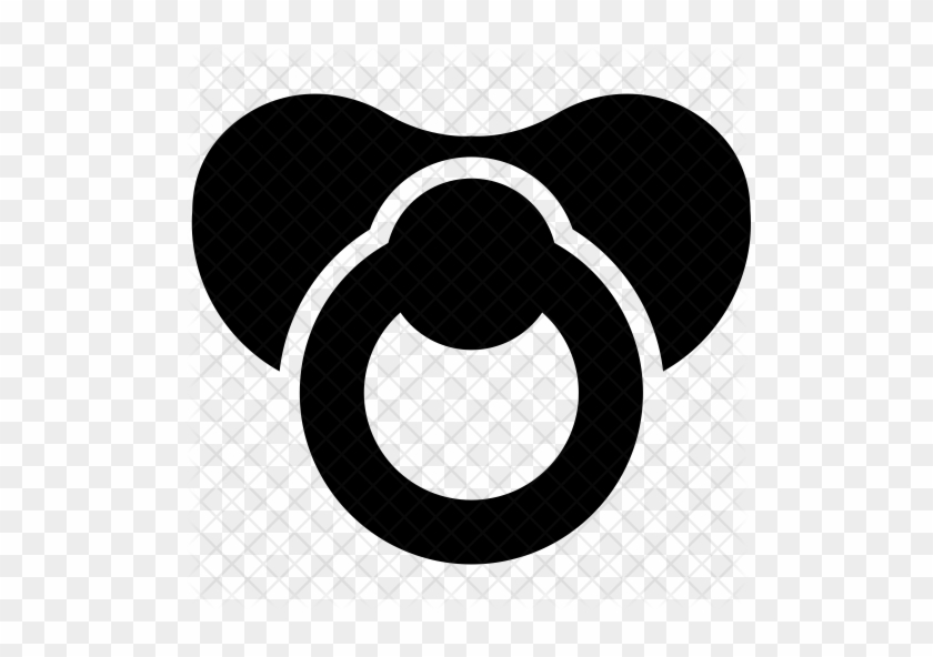 Pacifier Icon - Circle #951292