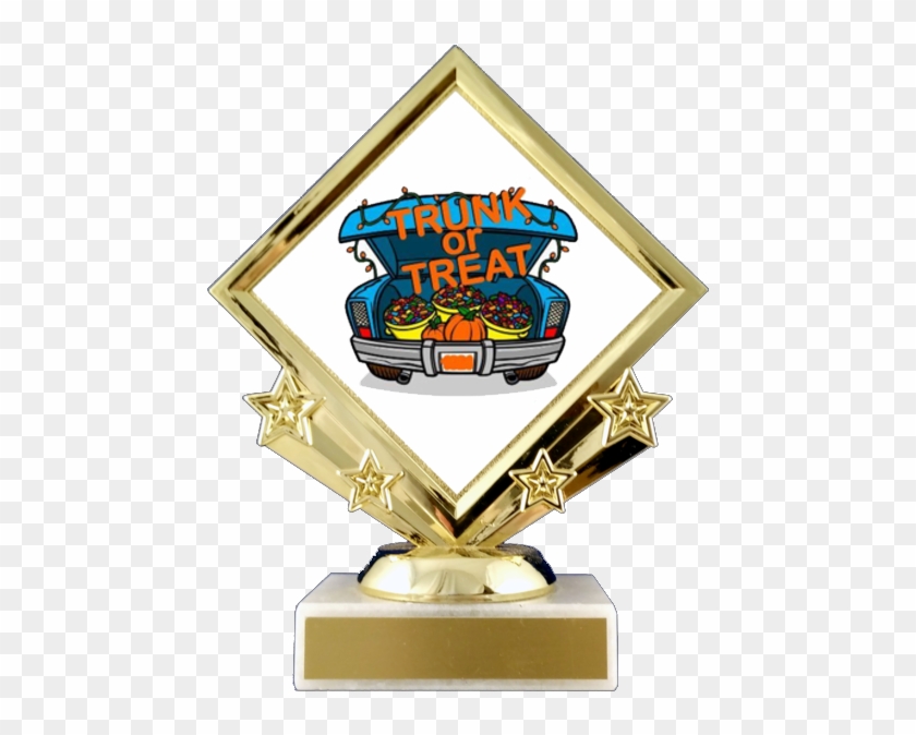 Trunk Or Treat Diamond Logo Trophy - Trophy #951302