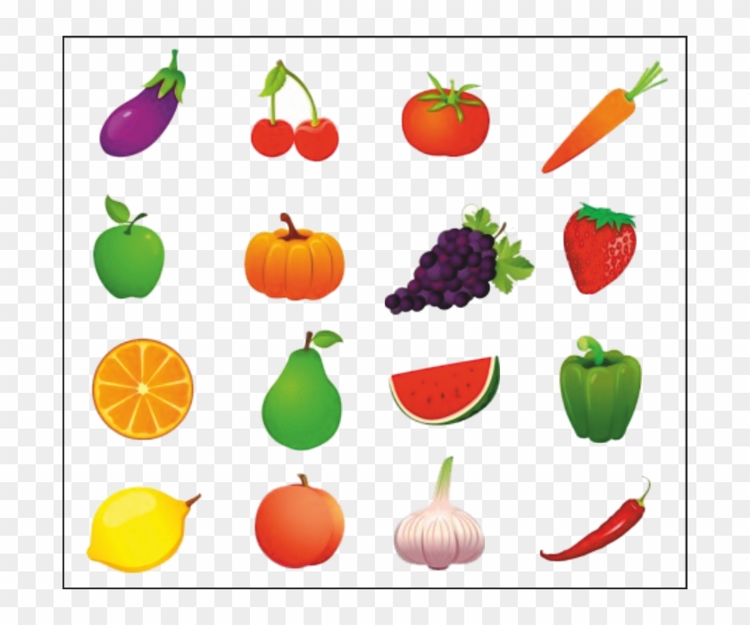 Vegetables And Fruits Drawing Pictures - Fruit And Vegetables With Seeds #951346