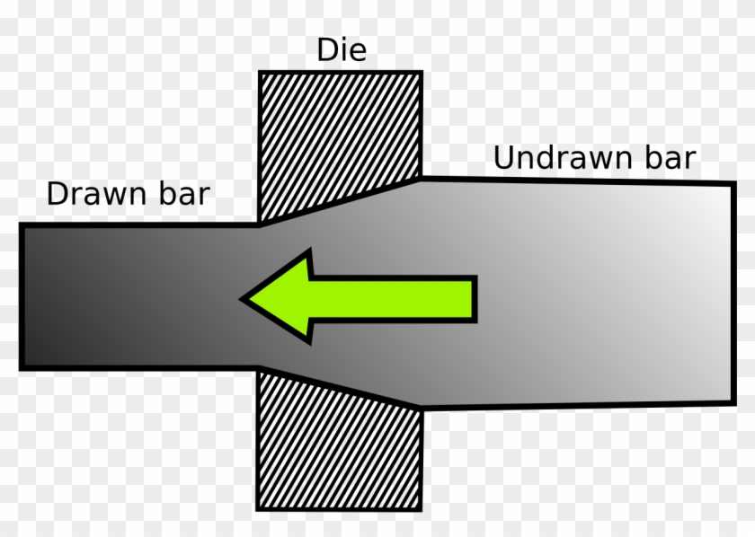 File - Bar Drawing - Svg - Metal Drawing Process #951428