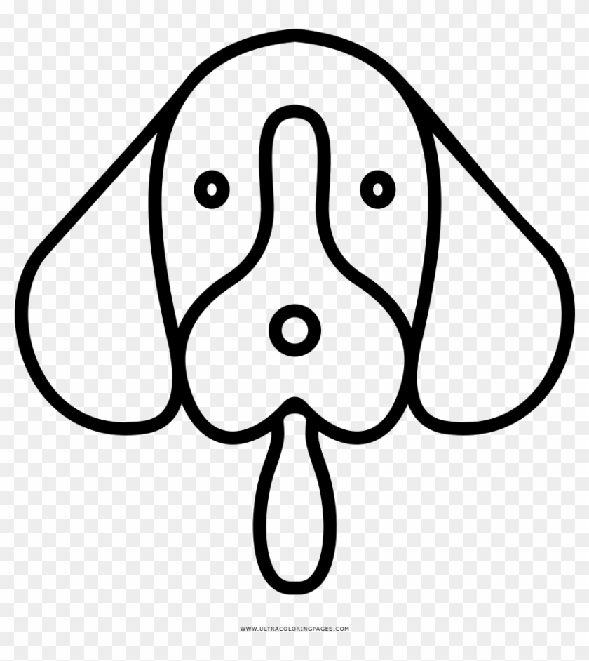 Dibujo De Cara De Perro Para Colorear - Cara De Perro Para Dibujar - Free  Transparent PNG Clipart Images Download