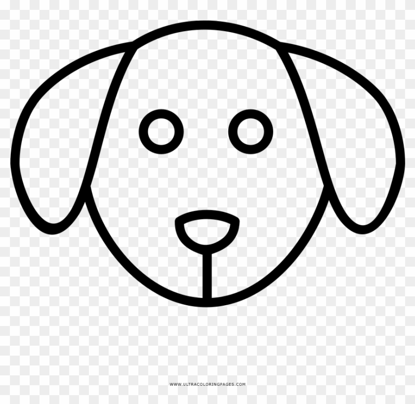 Dibujo De Cara De Perro Para Colorear - Cara De Perro Dibujo #951459