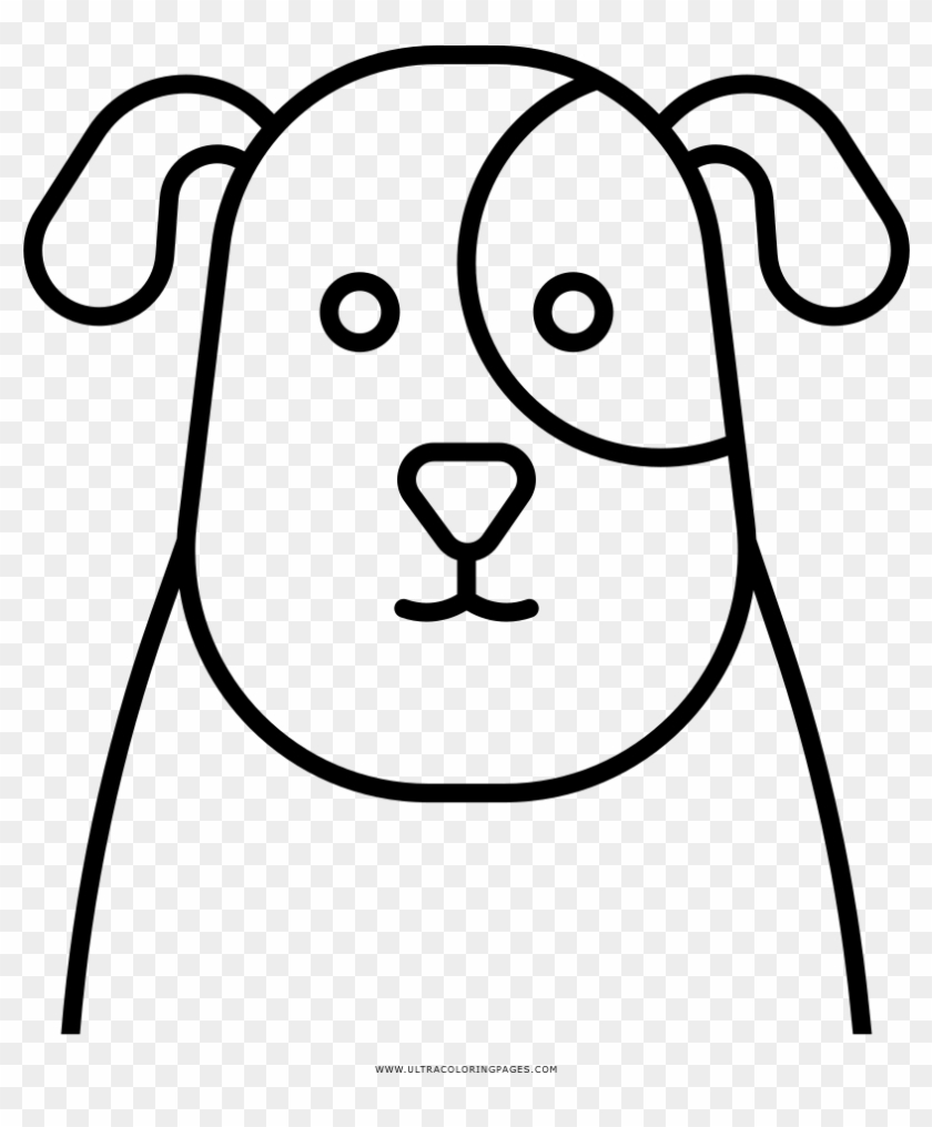 Dibujo De Cara De Perro Para Colorear - Desenho De Cara Um Cachorro #951464