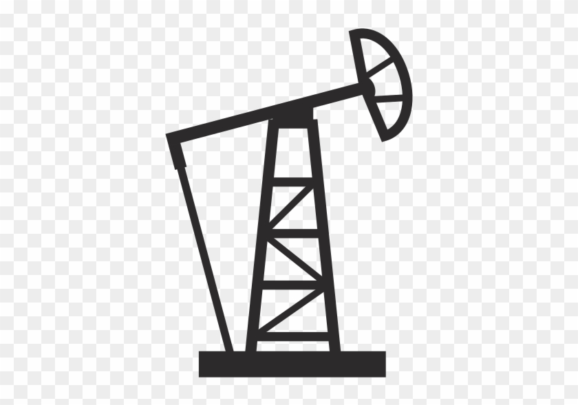 Oil Rig Clipart Draw - Oil Drilling Machine Drawing #951516