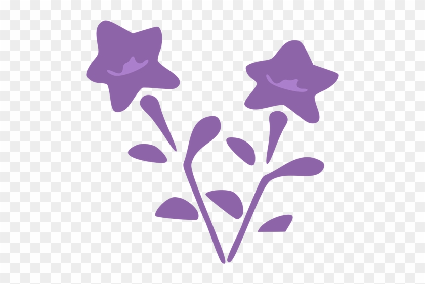 Japanese Bellflower Purple Imprint Vector Image - Purple Flower Clipart #951645