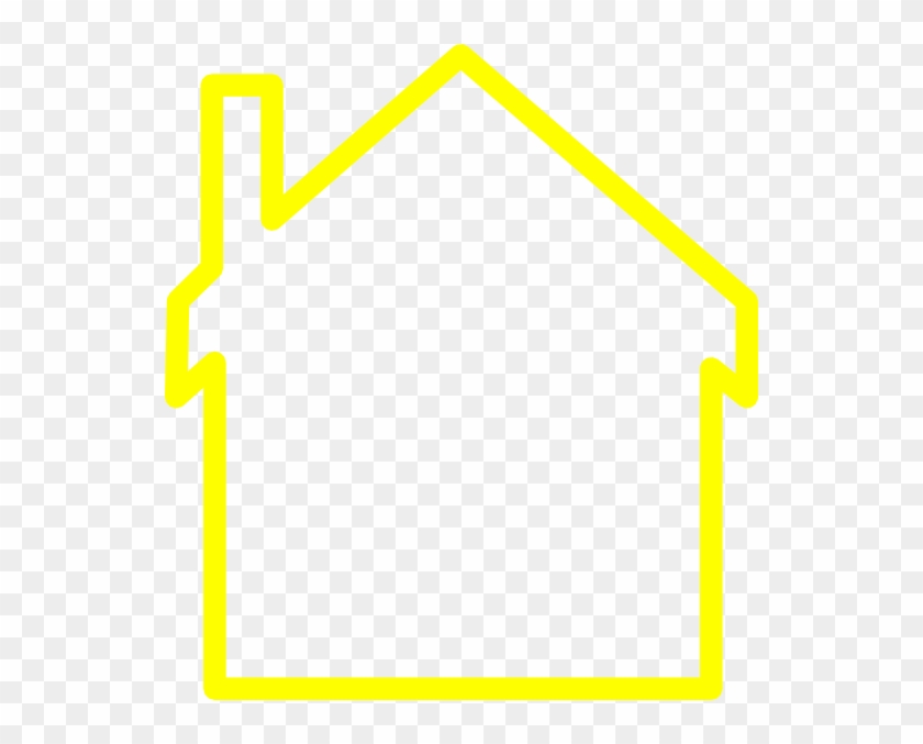 Yellow House Outline #951666
