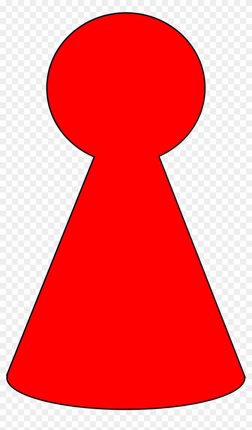 Ludo Piece - Scarlett Red - Ludo Cone Png #169800