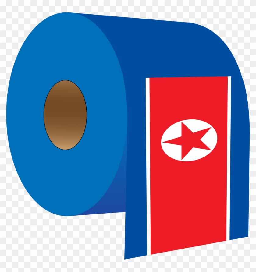 Big Image - North Korea Flag Toilet Paper #169846