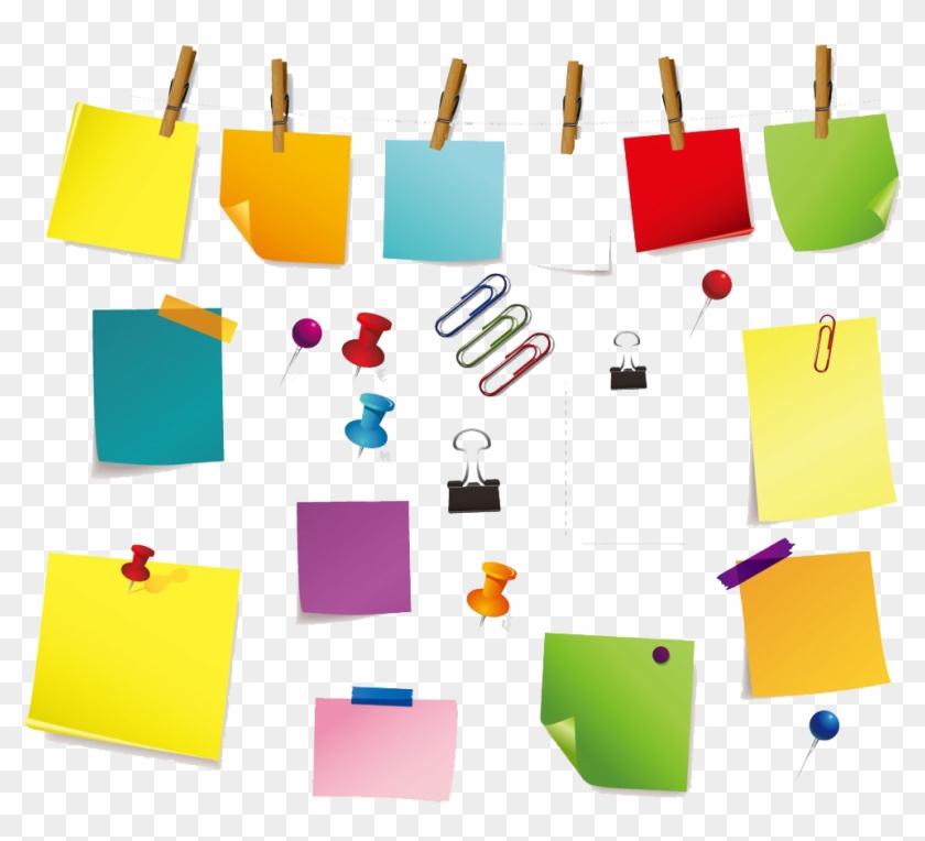 Post It Note Paper Clip Adhesive Tape 付箋 イラスト 素材 Free Transparent Png Clipart Images Download