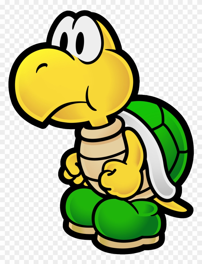 Mario Bros Clipart - Koopa Troopa Paper Mario #169899