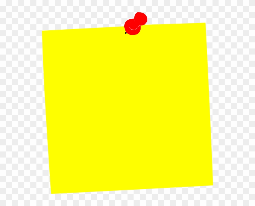 Yellow Post It Clipart Png #169955