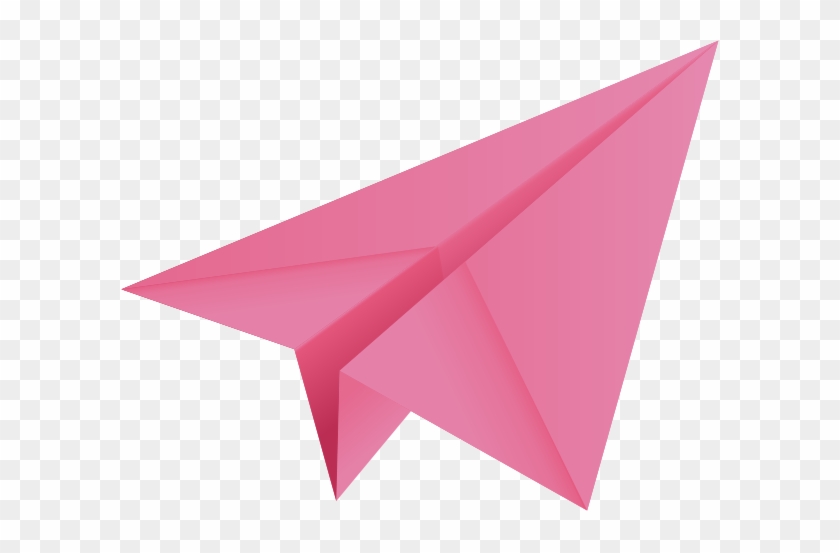 Clipart Info - Pink Paper Airplane Clipart #169987