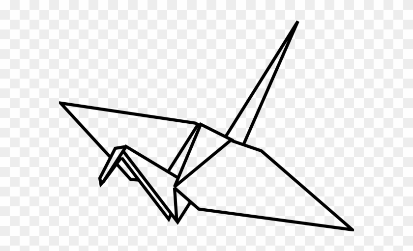 Origami Clip Art - Paper Crane Clip Art #170038