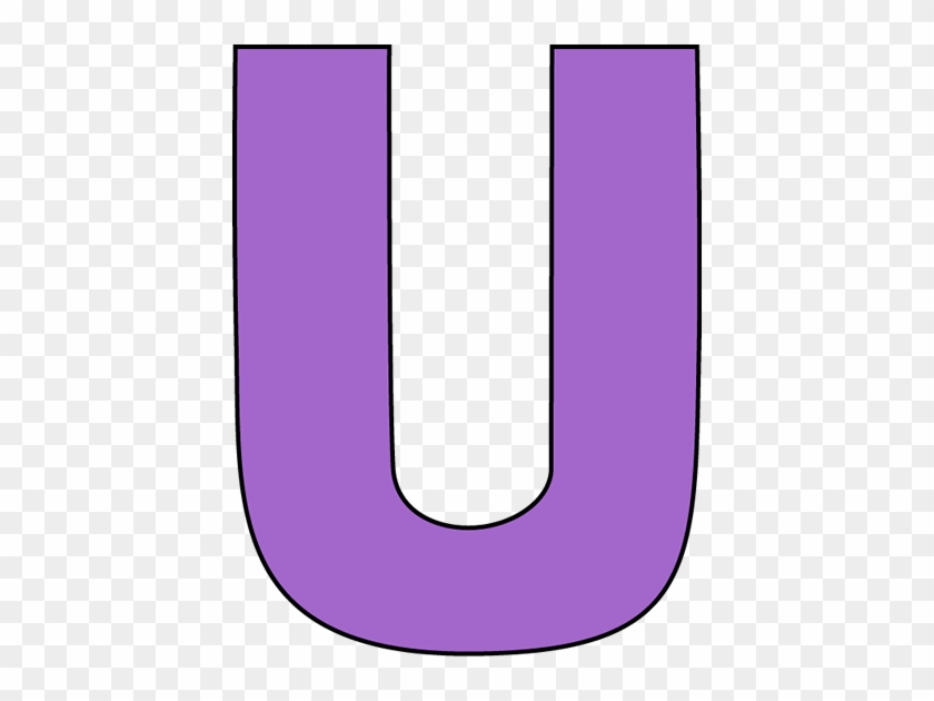 Letter U Clip Art Clipart - Purple Letter U #170111